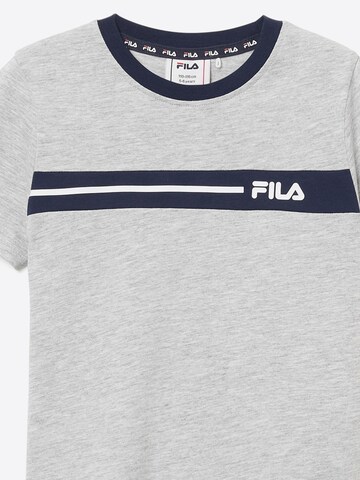 FILA Shirt 'FAVERGA regular graphic t-shirt' in Grey