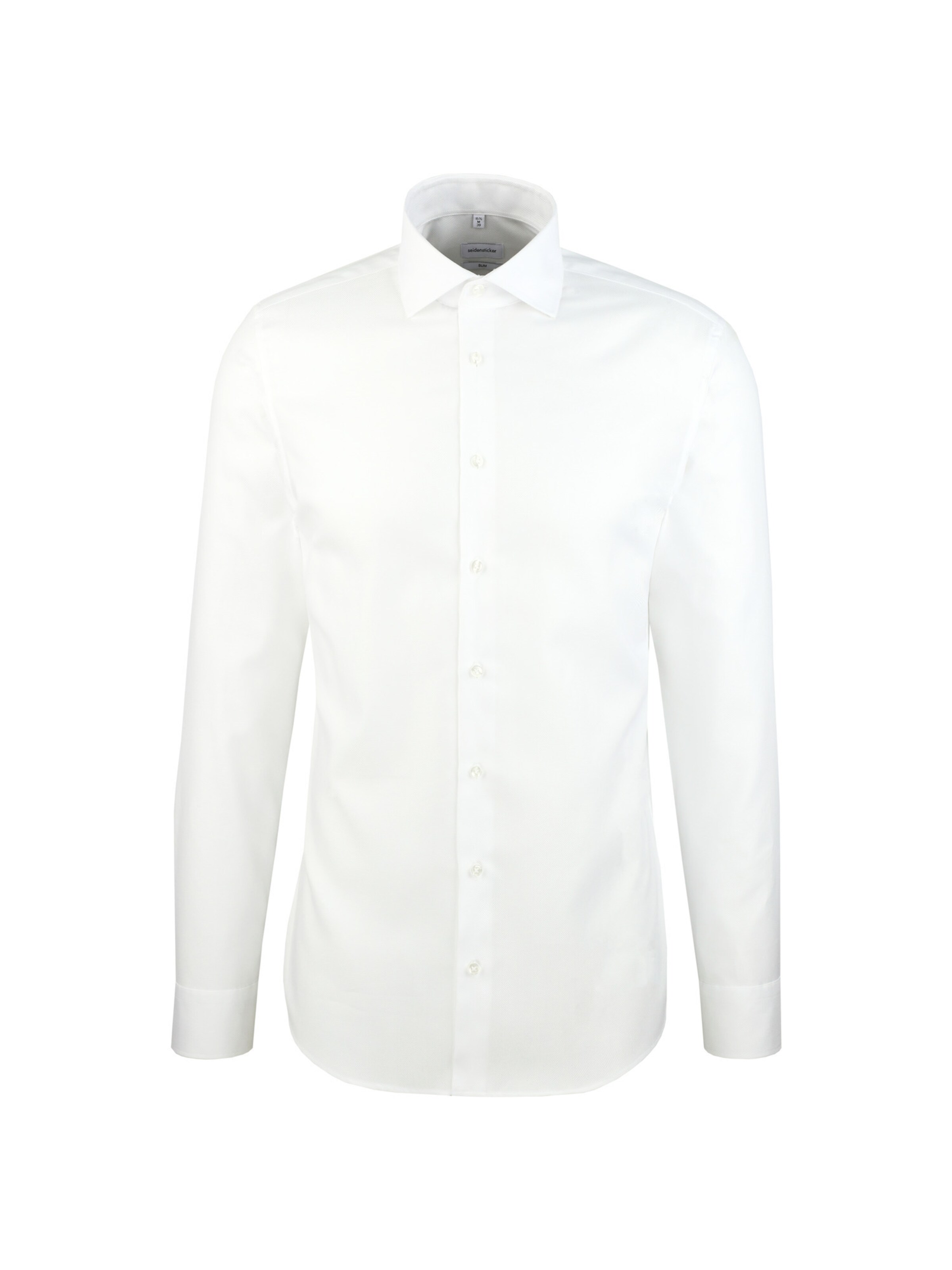 Coupe slim Chemise business 'SMART CLASSICS' SEIDENSTICKER en blanc : devant