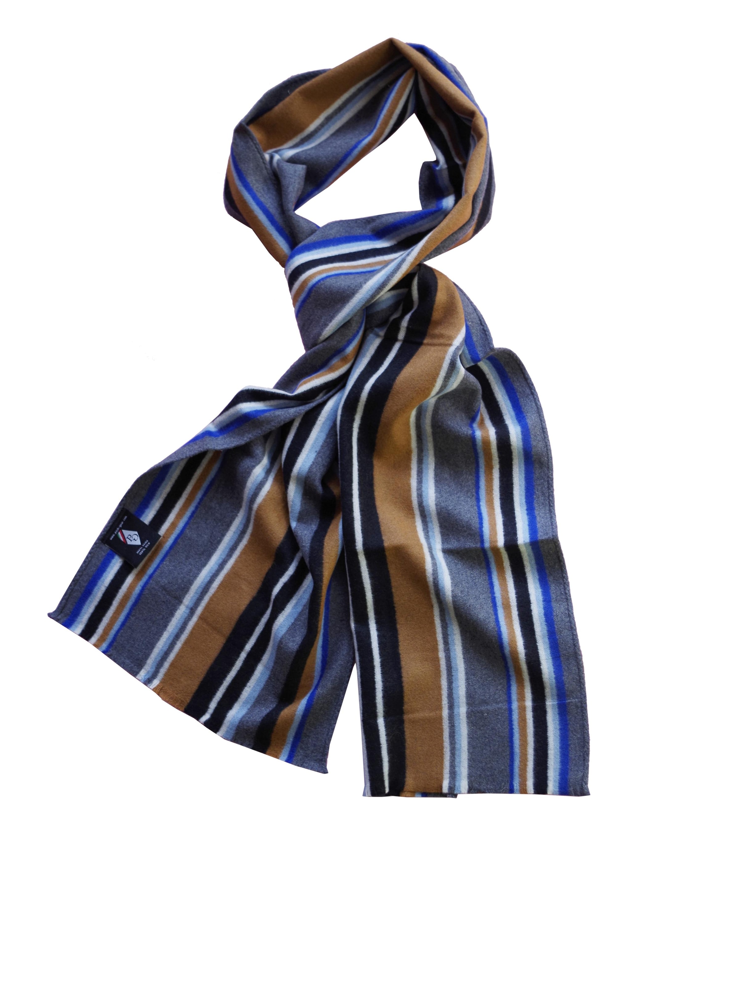 Posh Gear Scarf 'Lineeseta' in Brown: front