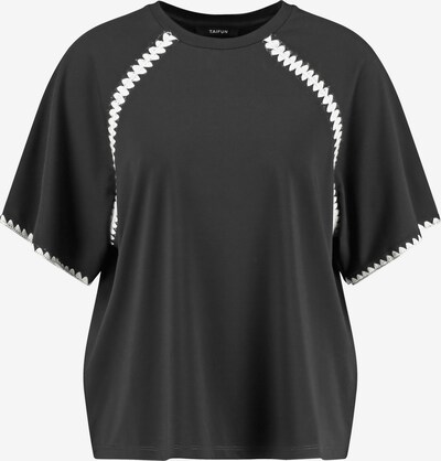 TAIFUN Shirt in Black / White, Item view