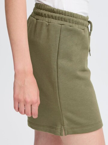 ICHI - regular Pantalón en verde