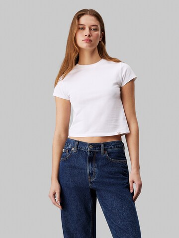 Calvin Klein Jeans Shirt in White: front