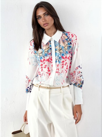 Chemisier MSN Collection en blanc