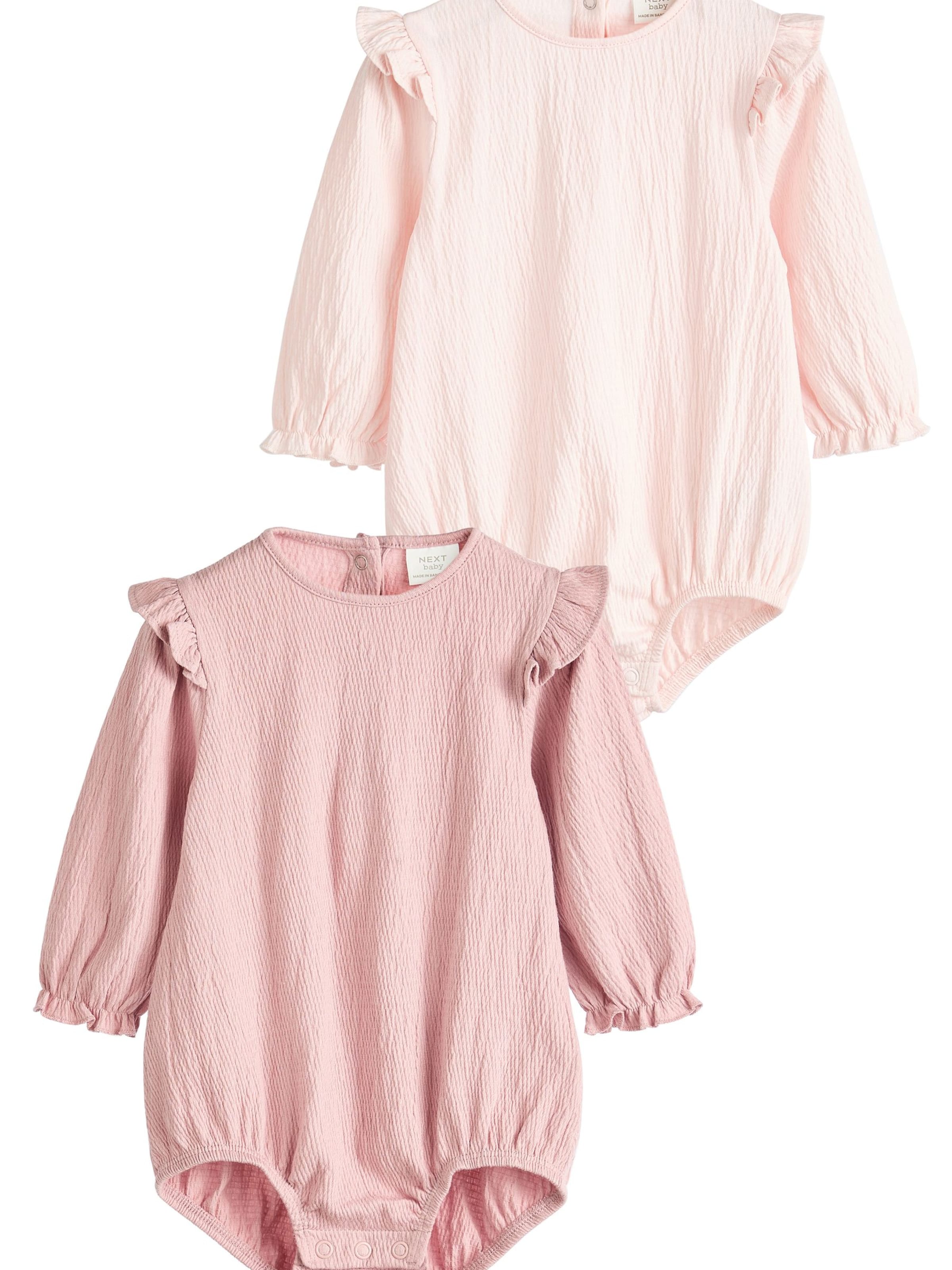 Next Romper/bodysuit in Pink: front
