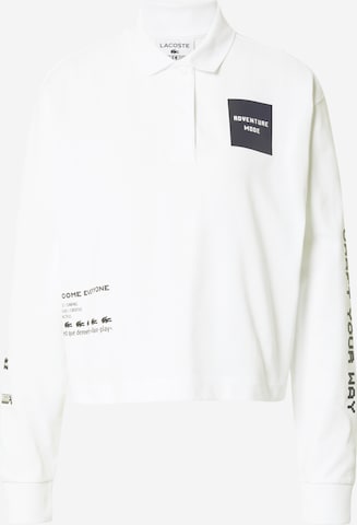 LACOSTE Shirt in White: front