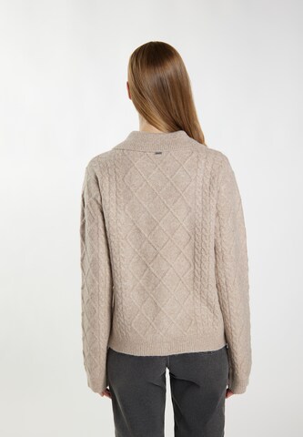 Cardigan DreiMaster Vintage en beige