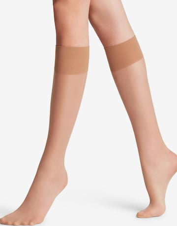 FALKE Knee High Socks in Pink: front
