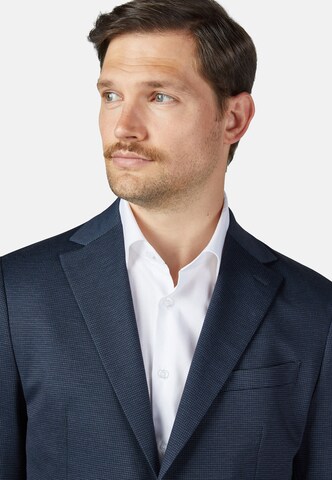 HECHTER PARIS Regular fit Business-colbert 'modern fit' in Blauw