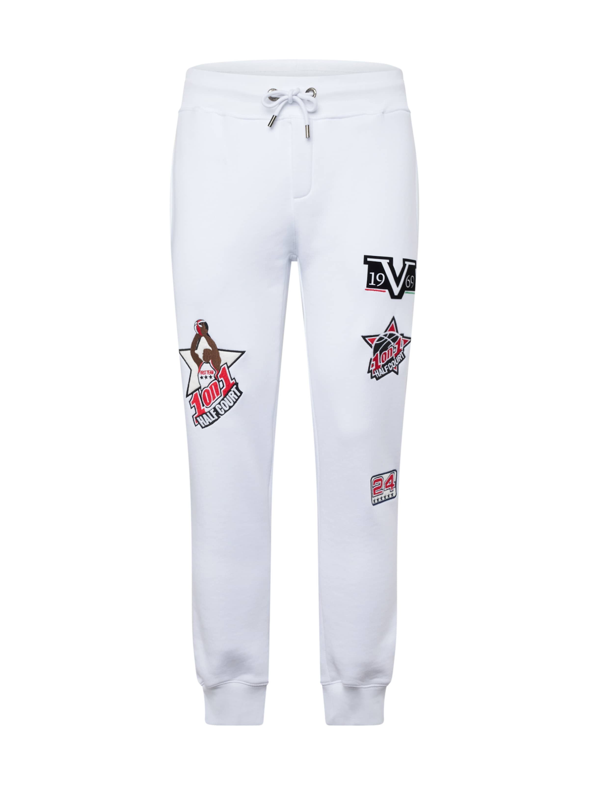 Tapered Pantaloni di 19V69 ITALIA in bianco: frontale