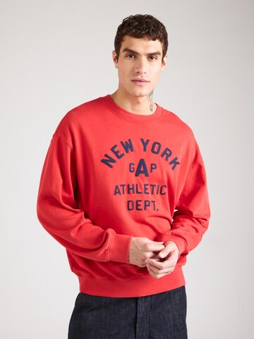 Felpa di GAP in rosso: frontale