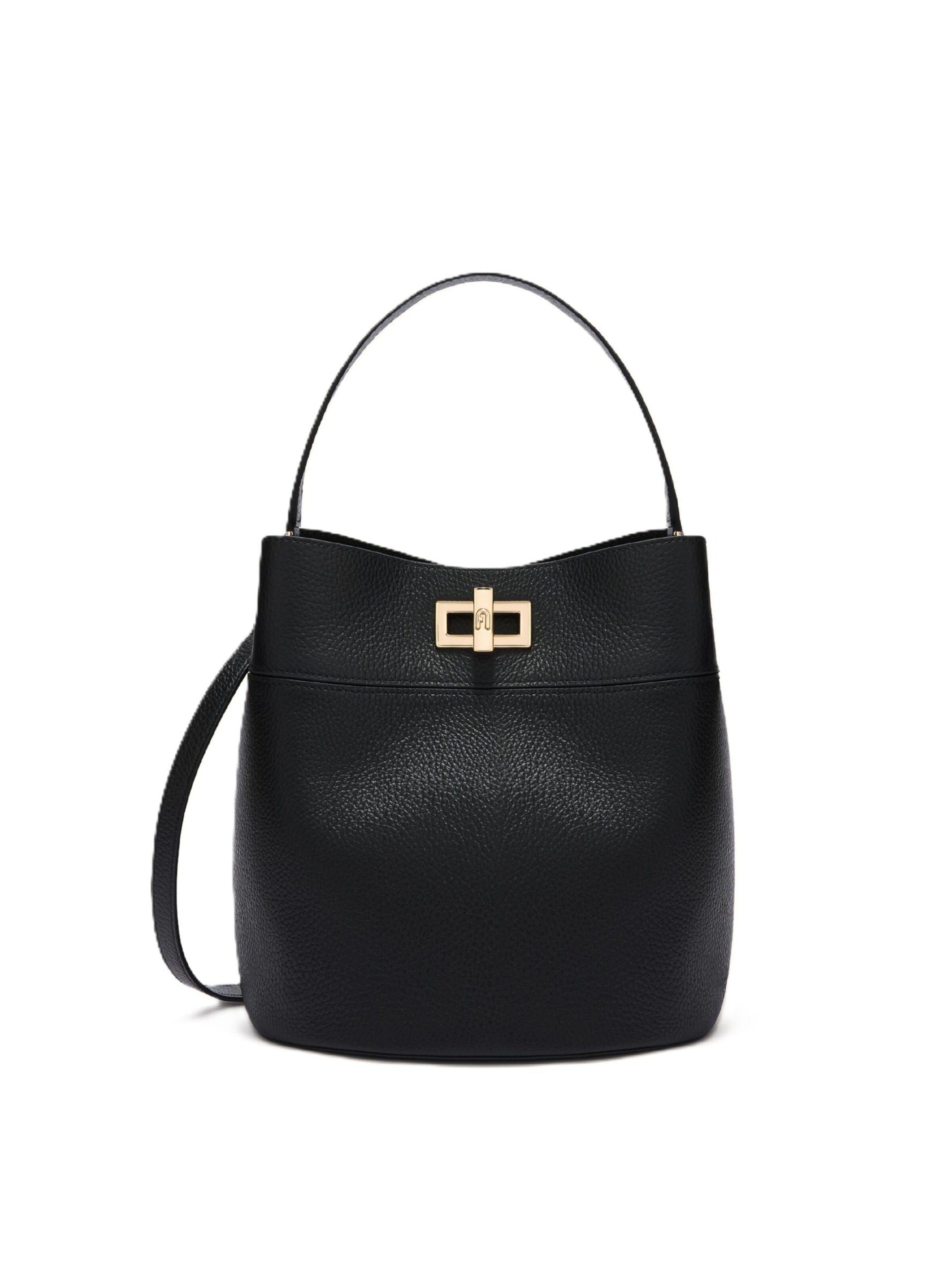 FURLA Crossbody Bag 'Amelia' in Black: front