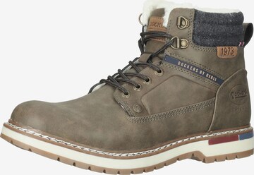 Dockers by Gerli Lace-Up Boots in Green: front