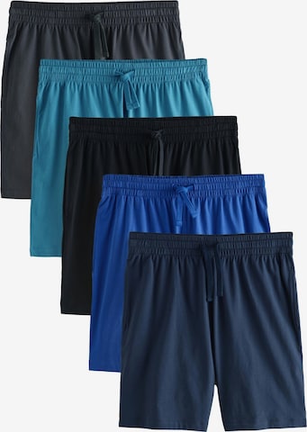 Next Pyjamahousut värissä sininen: etupuoli