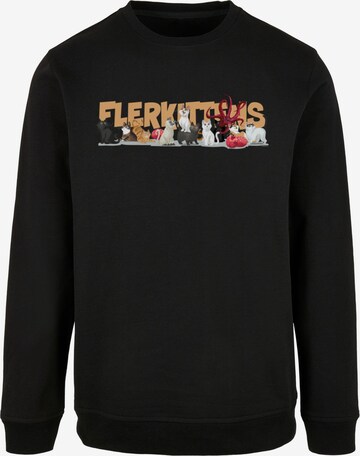 ABSOLUTE CULT Sweatshirt 'The Marvels - Flerkittens Group' in Black: front