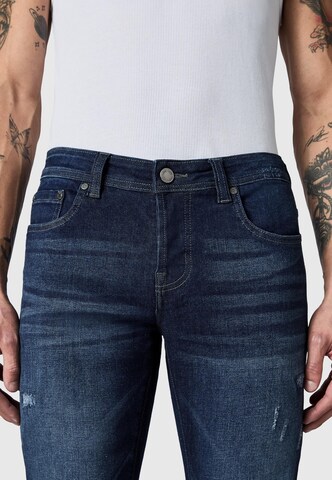 Peak Time Slimfit Jeans 'München' in Blauw