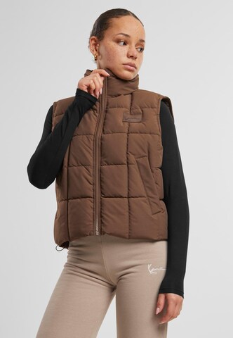 Karl Kani Vest in Brown: front