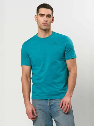 Coupe regular Chemise ' KMLogo ' KAPPA en vert : devant