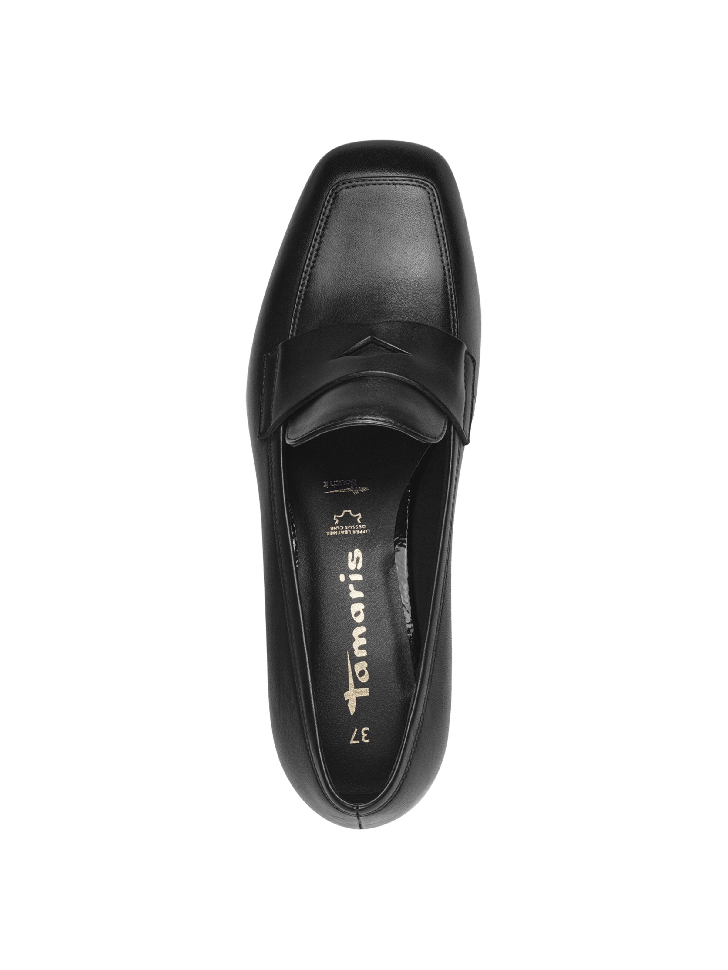 Tamaris Loafer 'Trotteur' värissä musta