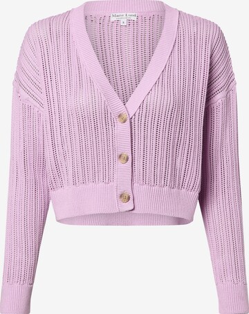 Marie Lund Knit Cardigan in Pink: front