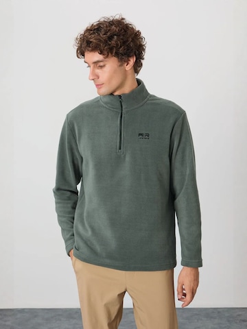 Giacca di pile di Tommy Life in verde: frontale