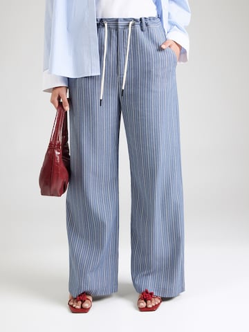 Munthe Loosefit Παντελόνι 'BOBEY' σε μπλε: μπροστά