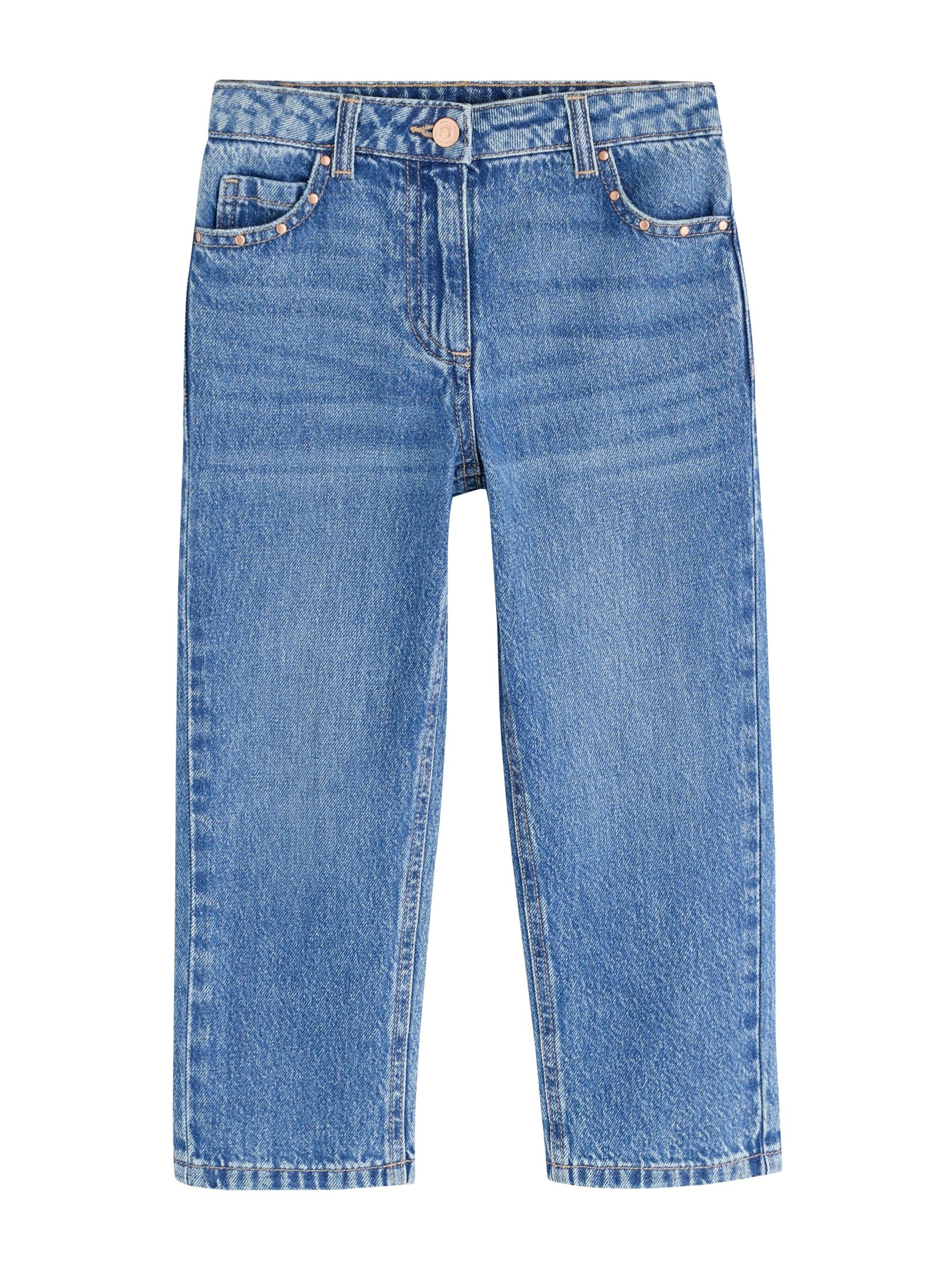 Next Regular Jeans in Blauw: voorkant