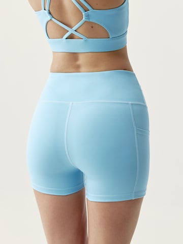 Born Living Yoga Skinny Workout Pants 'Cira' in Blue