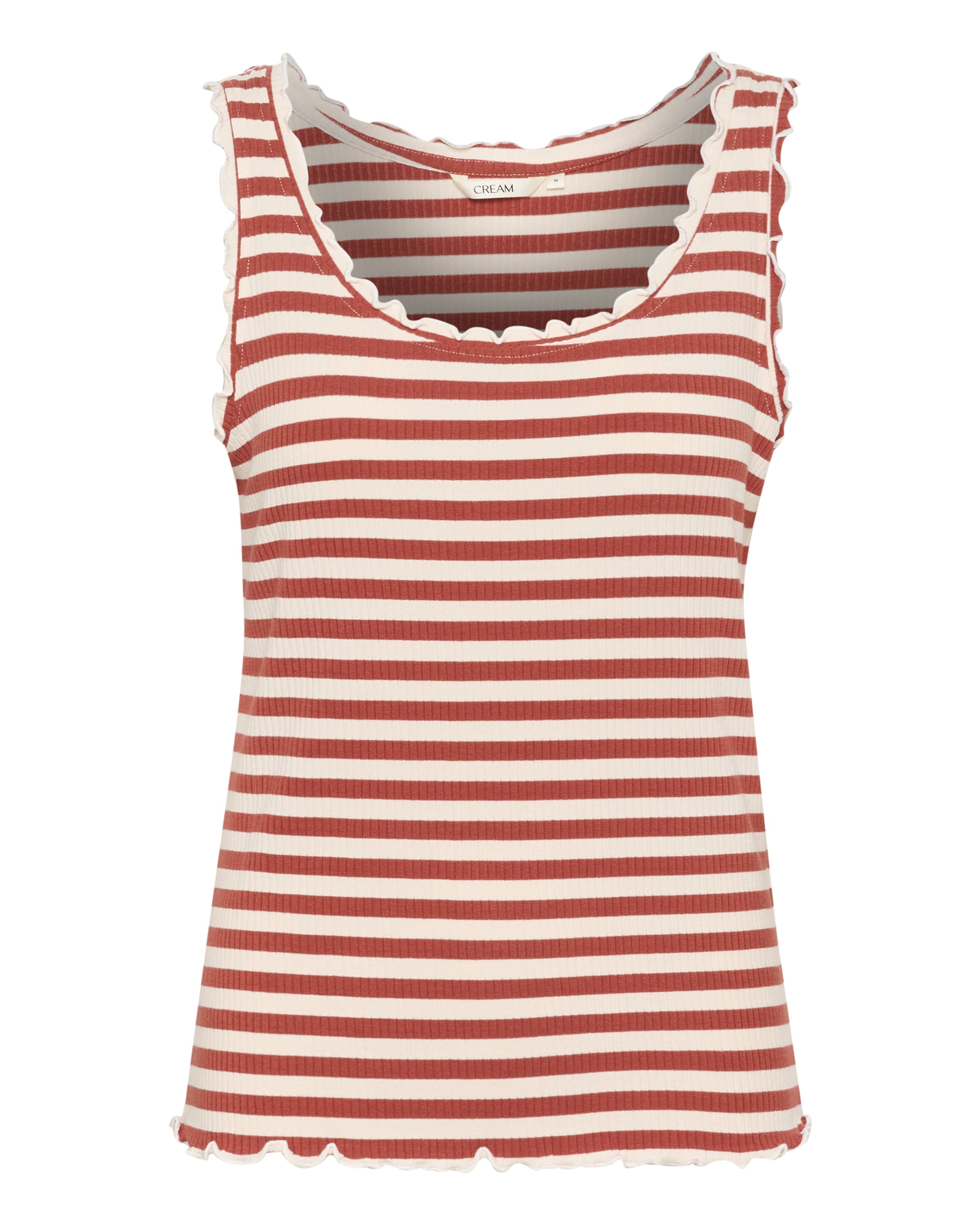 Cream Top 'Ribba' – červená: přední strana