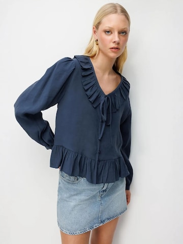 MixRay Blusen in Blau: Vorderseite