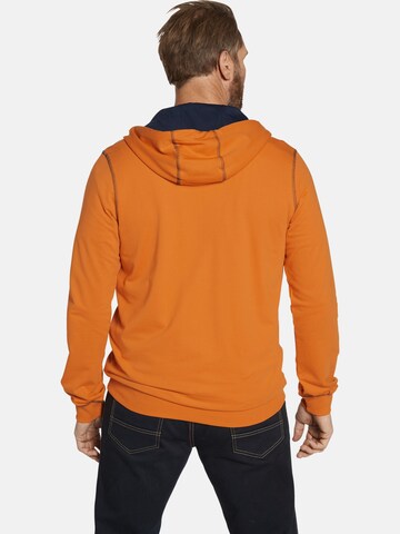 Jan Vanderstorm Zip-Up Hoodie ' Renko ' in Orange