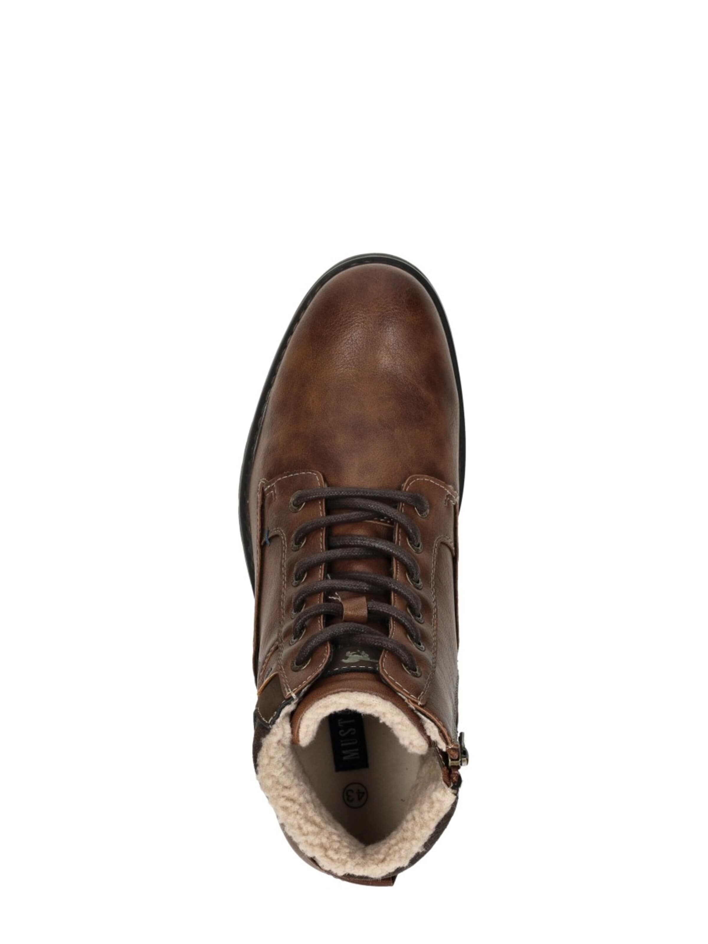 Bottes à lacets 'Veterschoenen Hoog' MUSTANG en marron