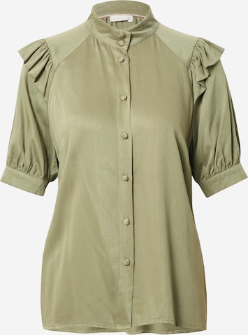 NÜMPH Blouse 'Chardonnay' in Green: front