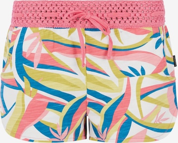 PROTEST Regular Pants 'PRTFlowery 25' in Pink: front