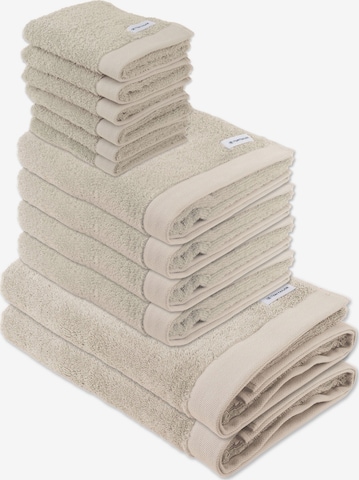 TOM TAILOR Håndklæde i beige: forside