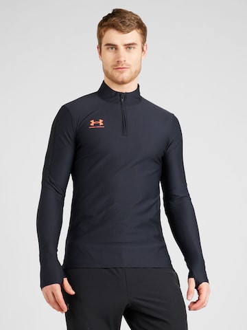 UNDER ARMOUR Athletic Sweater 'Challenger Pro' in Black: front