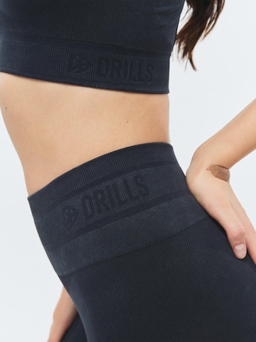 DRILLS Apparel Bustier Sport bh 'XFUNCTION Racer Bra' in Zwart