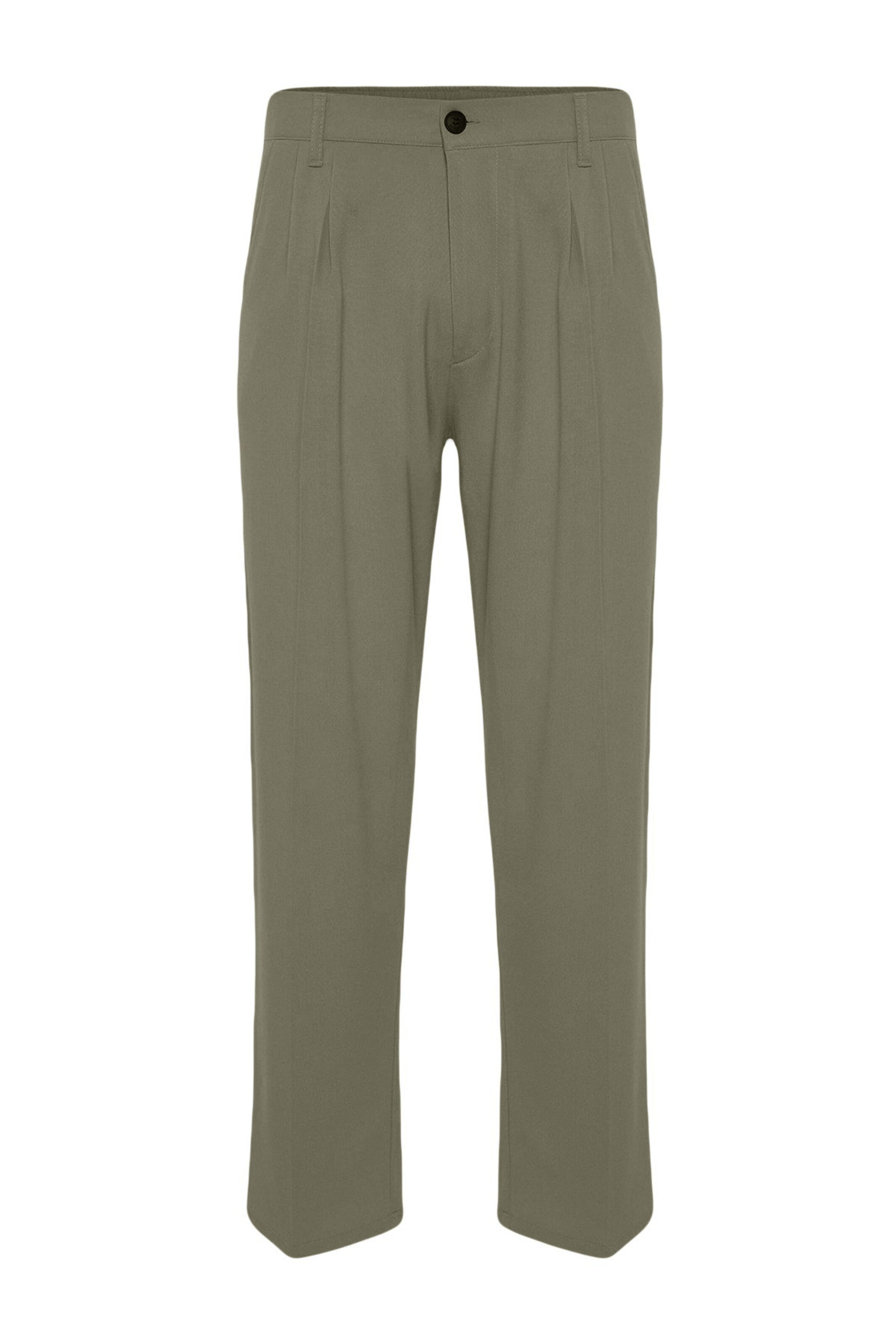 Pantaloni cutați de la Trendyol pe verde: față
