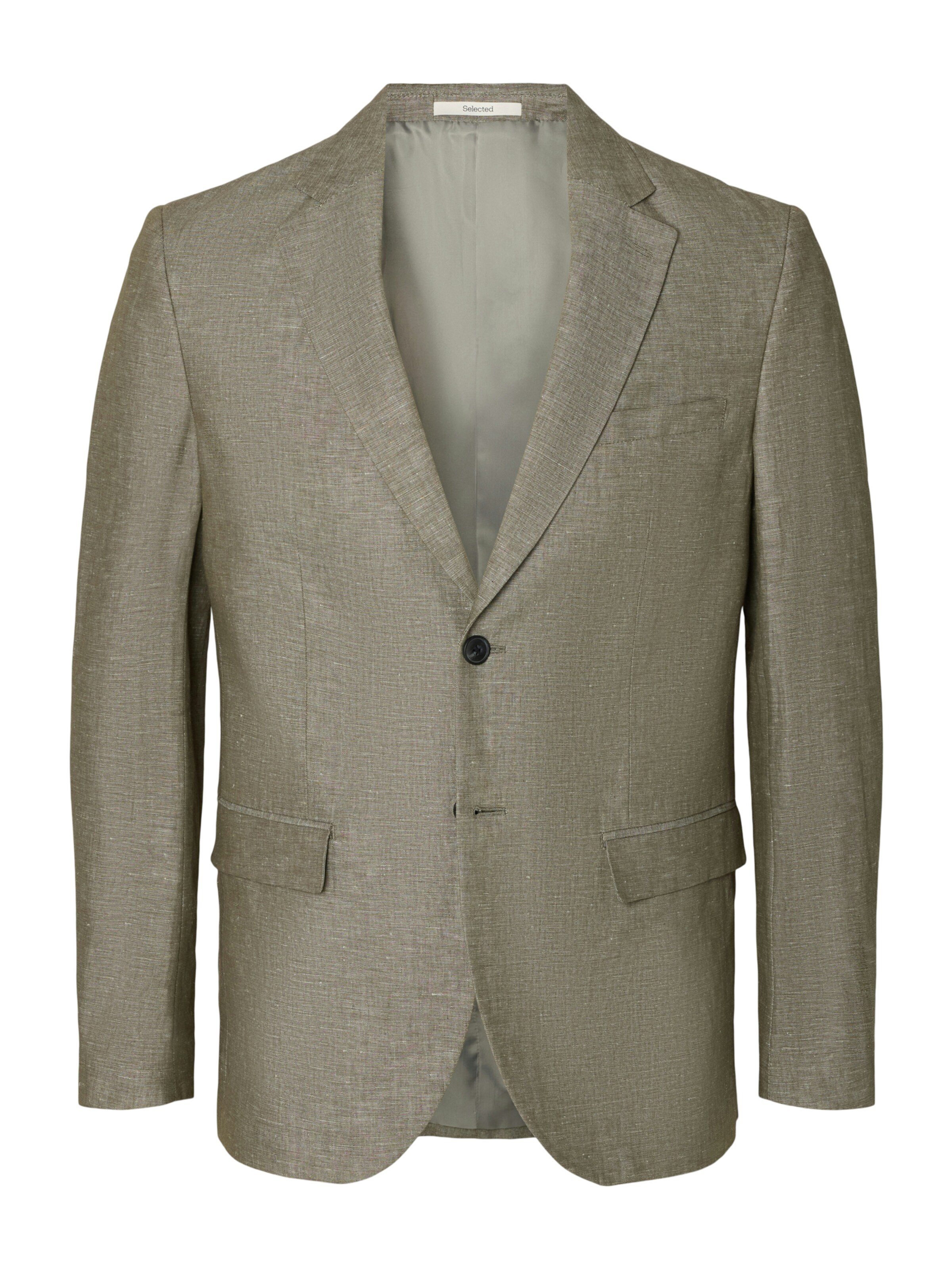 SELECTED Regular fit Ανδρικό σακάκι 'SLHELLIOT' σε γκρι: μπροστά