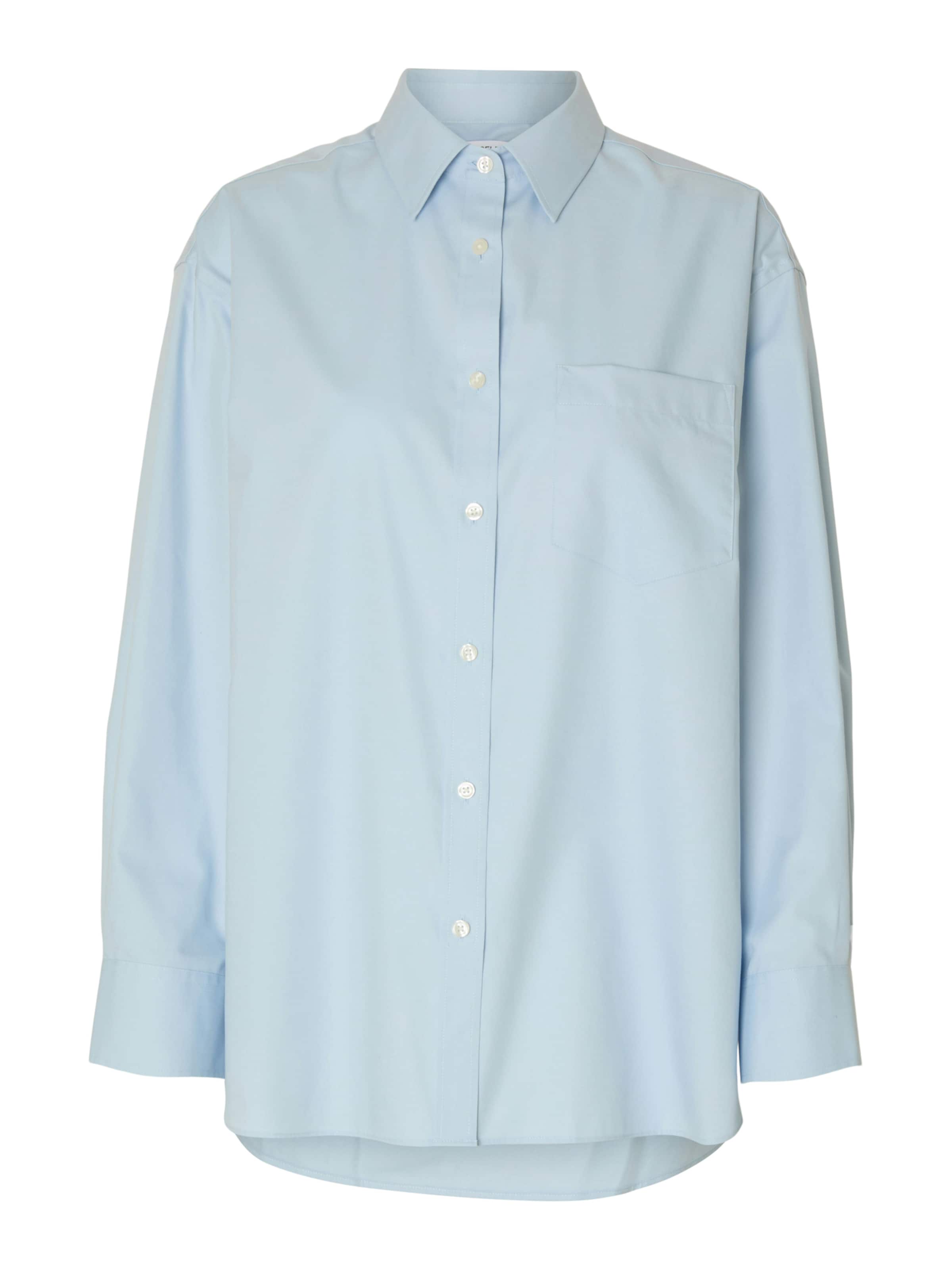 SELECTED Блуза 'SLFESTER' в синьо: отпред