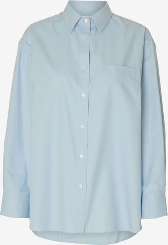 Camicia da donna 'SLFESTER' di SELECTED in blu: frontale