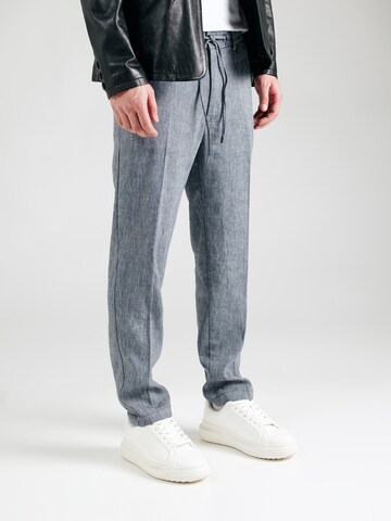 Tapered Pantaloni con piega frontale 'C-Kane' di BOSS in blu: frontale