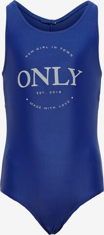 Maillot de bain 'Caroline' KIDS ONLY en bleu : devant