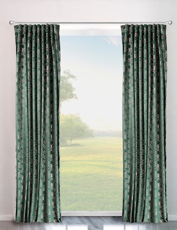 MY HOME Curtains & Drapes in Green