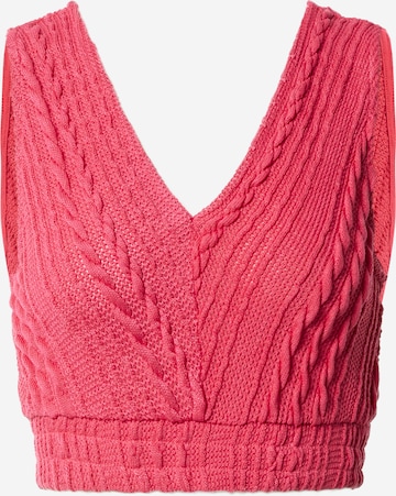 Gina Tricot - Top 'Cally' em rosa: frente