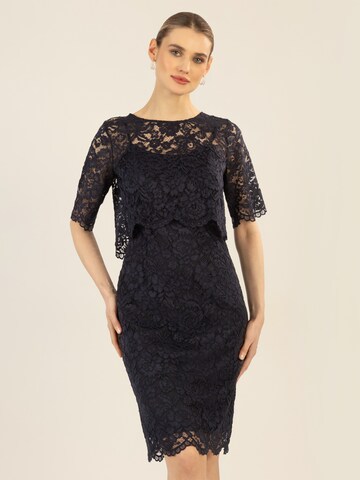 APART Cocktail Dress in Blue: front