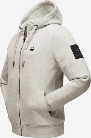 STONE HARBOUR Zip-Up Hoodie 'Billy Joy' in Grey