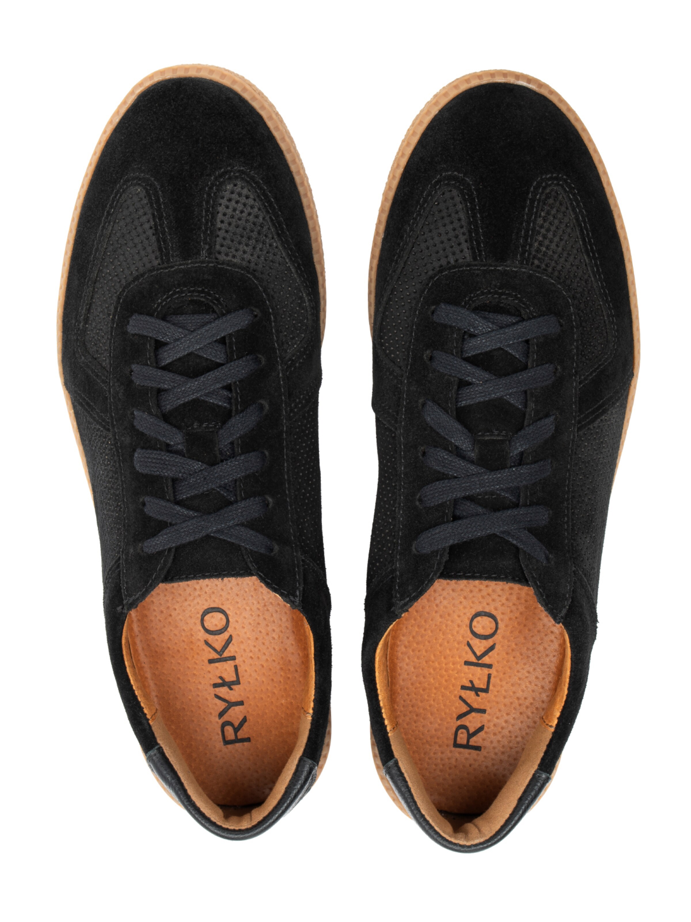 RYŁKO Σνίκερ χαμηλό σε μαύρο