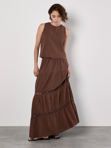 Jupe Apricot en marron : devant