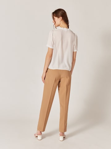 NAF NAF Blus 'Hinar' i beige