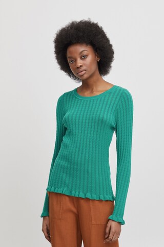 Atelier Rêve Sweater 'Irfantino' in Green: front